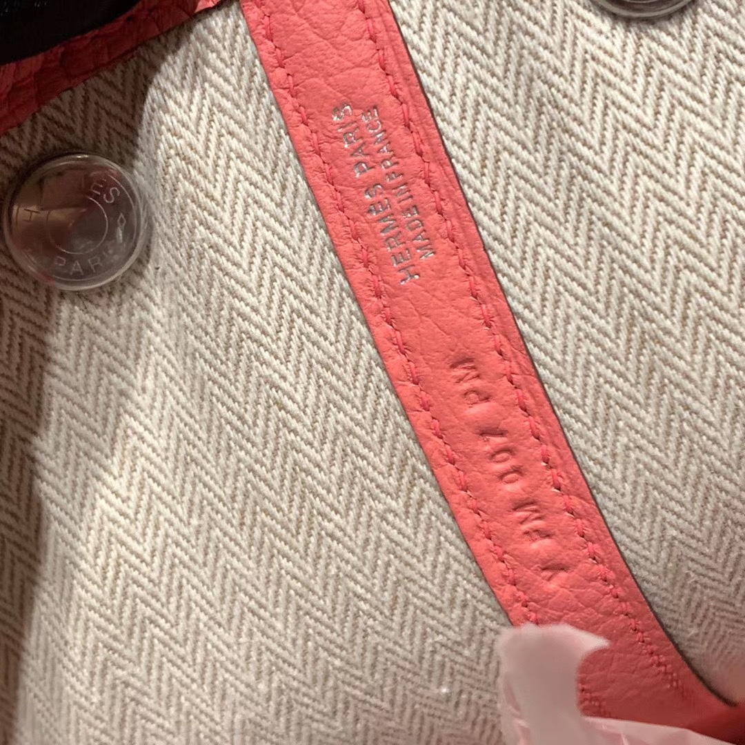 에르메스 가든파티30 로즈핑크 은장 바쉬 컨트리